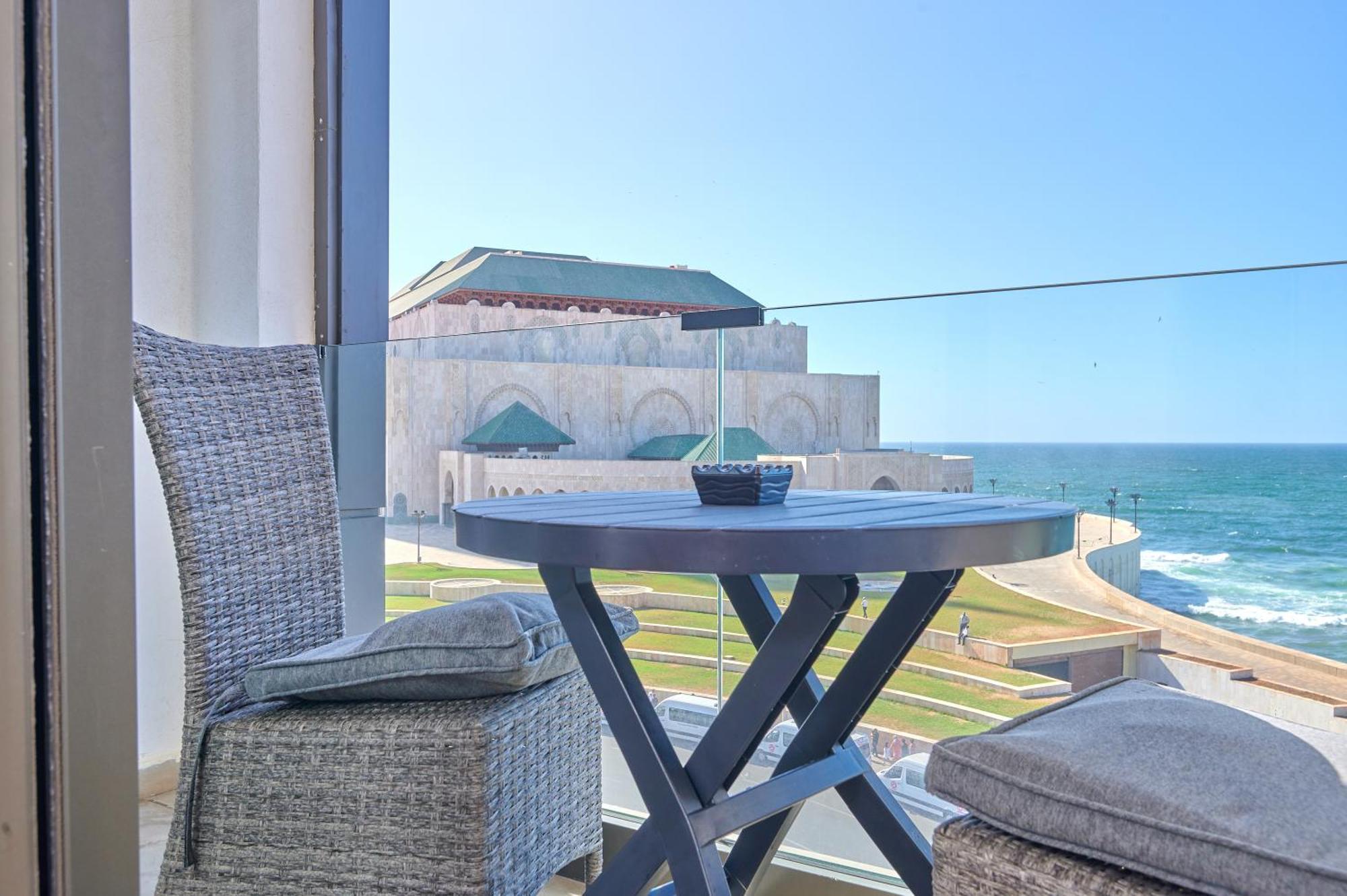 Apartment Sea View B2 - Mosquee Hassan II - By Thecasaedition カサブランカ エクステリア 写真