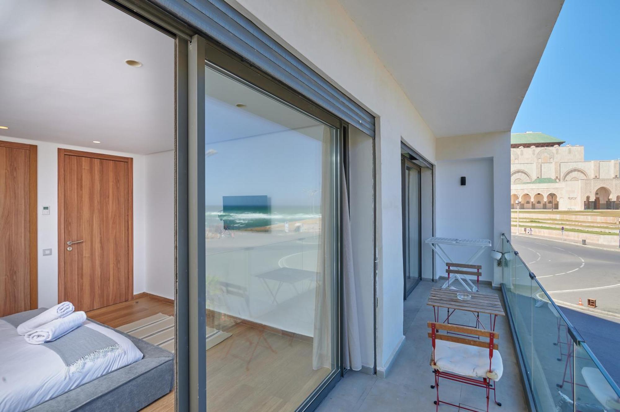 Apartment Sea View B2 - Mosquee Hassan II - By Thecasaedition カサブランカ エクステリア 写真